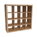Large wooden bookshlef